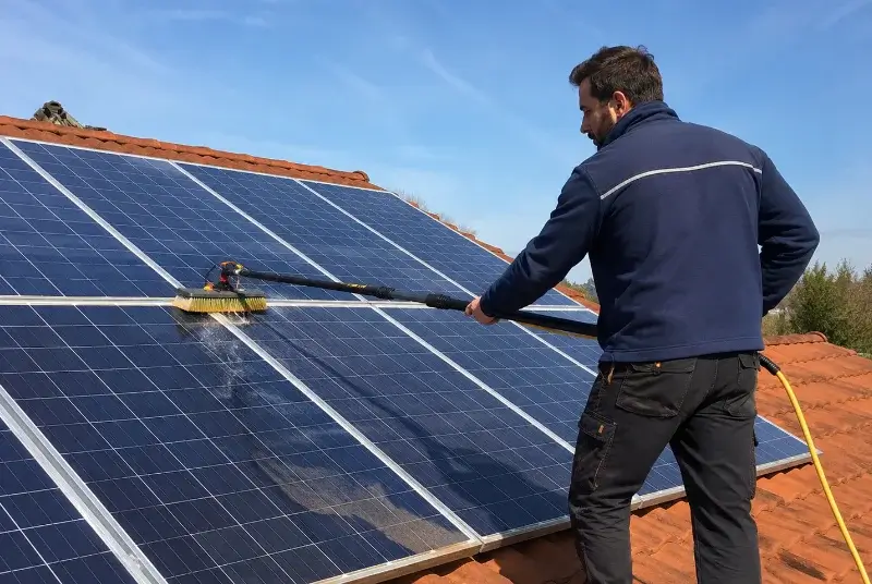Nettoyage et entretien de panneaux solaires à Saint-Martin-Lars-en-Sainte-Hermine