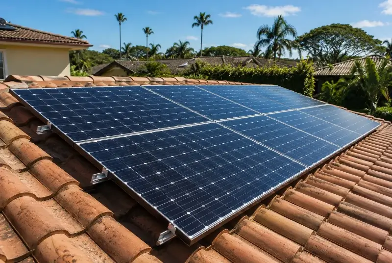 Installation de panneaux solaires à Saint-Martin-Lars-en-Sainte-Hermine